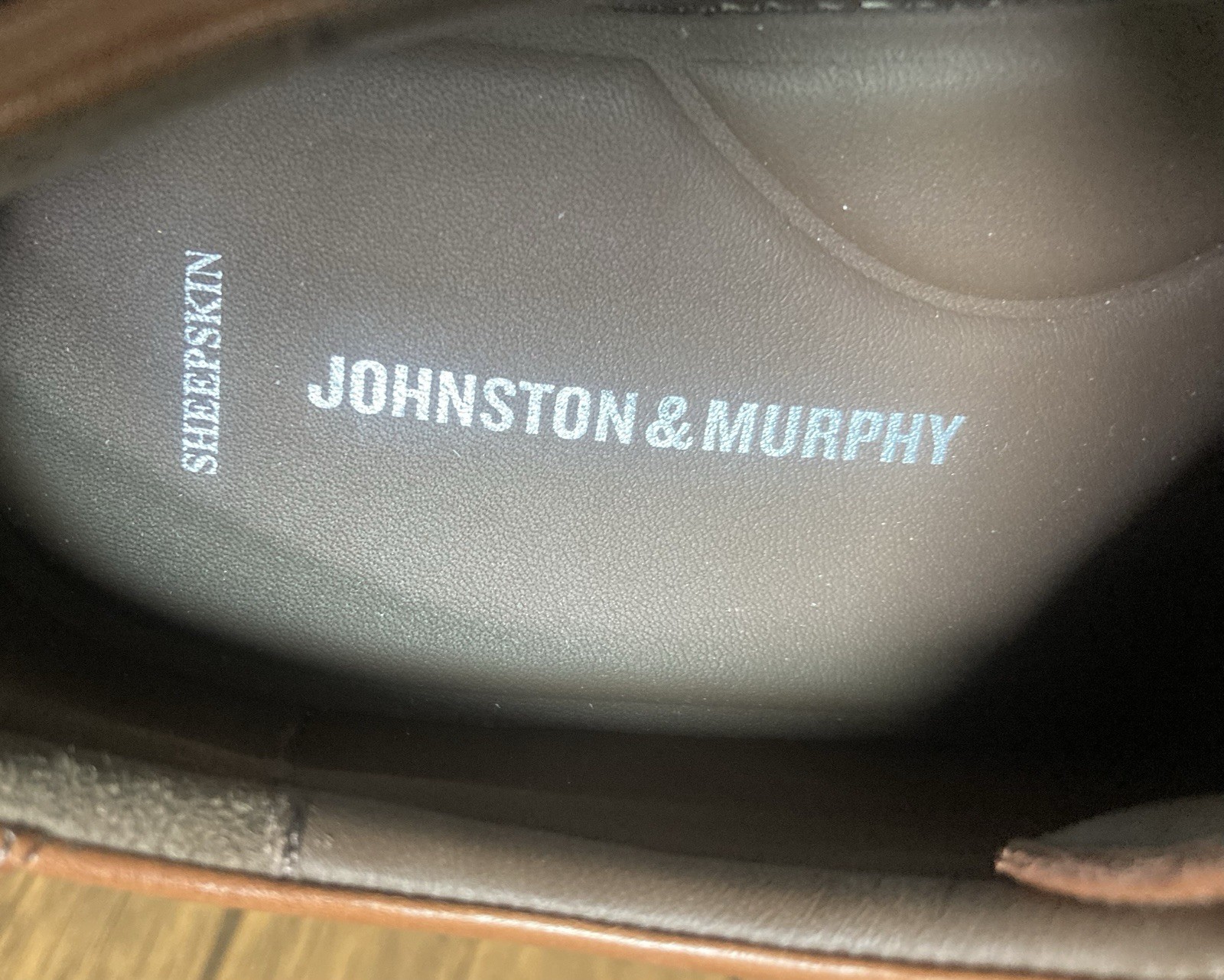 NEW Johnston & Murphy Men's 9.5M Lancaster Cap Toe Leather Oxford