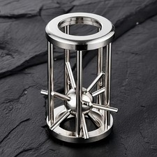 Stainless Steel Cage Challenge Game - Adult Complex Multi Layer Puzzle Toy, Idea
