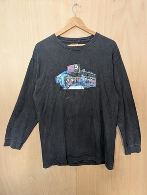 Eminem Shady Ltd langärmliges T-Shirt Herren Größe Large verwaschen schwarz Grafikdruck