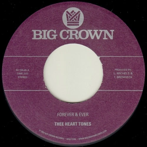 Thee Heart Tones – Forever & Ever / Sabor A Mi  (Black Vinyl 7")  - (New)