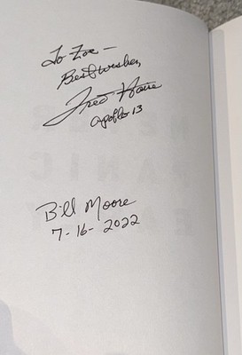 Fred Haise hand signed Apollo 13 book - NASA astronaut