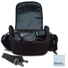 Large Digital Camera / Video Padded Carrying Bag / Case for Nikon, Sony, Pent...
