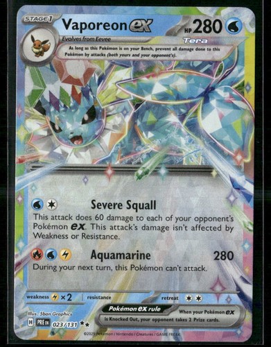 Vaporeon ex - 023/131 - Prismatic Evolutions - PK2207