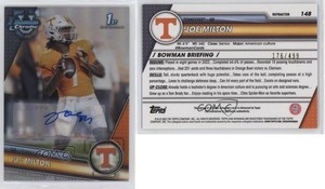 2023 Bowman U Chrome Prospect Refractor /499 Joe Milton III #148 Auto