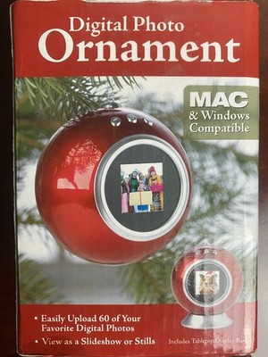 Digital Photo Ornament Picture Image Christmas Tree (MAC /Windows) Upload 60 pic