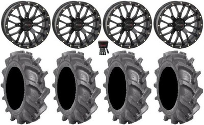 System 3 ST-3 Black 18'' Wheels 33'' BKT AT 171 Tires Can-Am Maverick X3