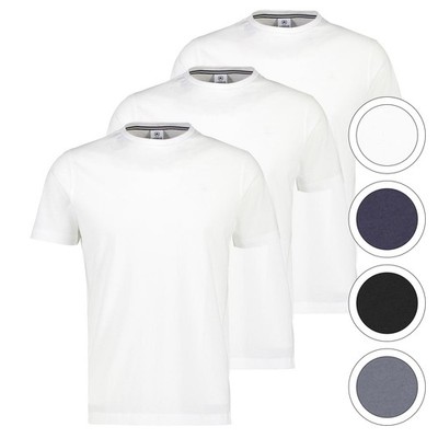 3er Pack - LERROS - Basic - Herren - T-Shirt - Oberbekleidung - Rundhals-Ausschn