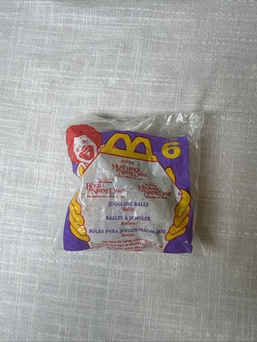 McDonalds Happy Meal Toy 1996 The Hunchback Of Notre Dame #6 Juggling Balls New