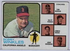Click to enlarge Angels Field Leaders (Bobby Winkles / Tom Morgan / Salty Parker / Jimmie Reese / John Roseboro)