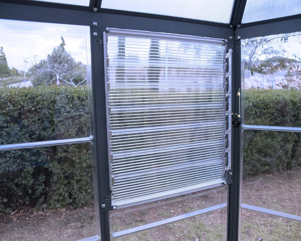 Palram - Canopia HG1026 ventana persiana lateral faltan algunos pernos/tornillos Foto 2 de 4