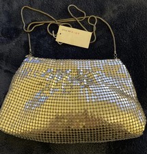 Silver Evening Bag Mesh
