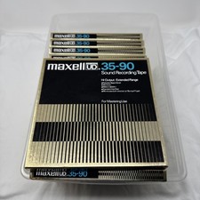 Maxell UD 35-90 7" Sound Recording Tape Reel Mastering - USED - 15 Available