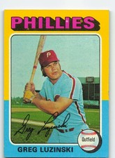 1975 Topps #630 Greg Luzinski - Philadelphia Phillies **Set Break**