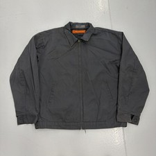 Vintage 70s Red Kap Grey Canvas Workwear Mechanics Jacket 1970s True Vintage