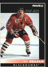 1992-93 Pinnacle French #173 Dirk Graham - HKY