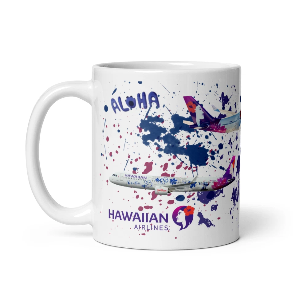 Hawaiian Airlines US Island Coaster Set de 4 OZ Idea de regalo para amantes de los viajes Foto 2 de 4