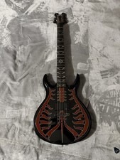 Schecter DEVIL spine Electric Guitar Black Solid Body 6-String with hard case