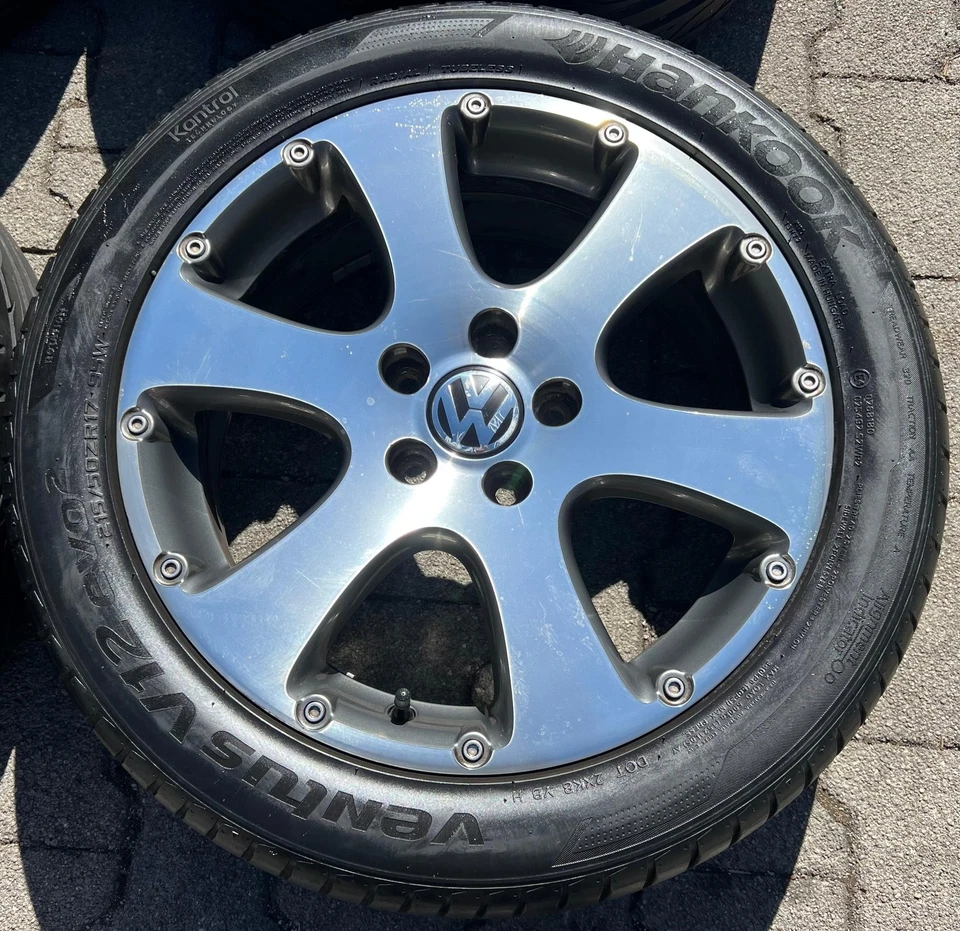 ORIGINAL 17" ALU SOMMERRÄDER "FUNPLAY" VW CROSS TOURAN 1T 1T0601025E 1T0601025J - Bild 4 von 4