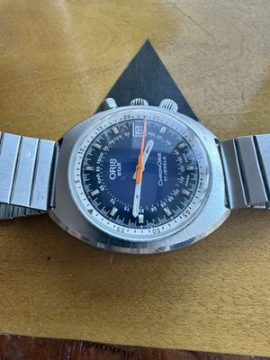Rare Vintage Oris Star ChronOris Manual Wind Men's Watch - Cal 725