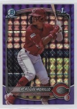 2025 Bowman Chrome Prospects Purple Geometric Refractor /250 Jirvin Morillo 1i0l