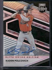 2020 Elite Extra #78 Kaden Polcovich Signatures