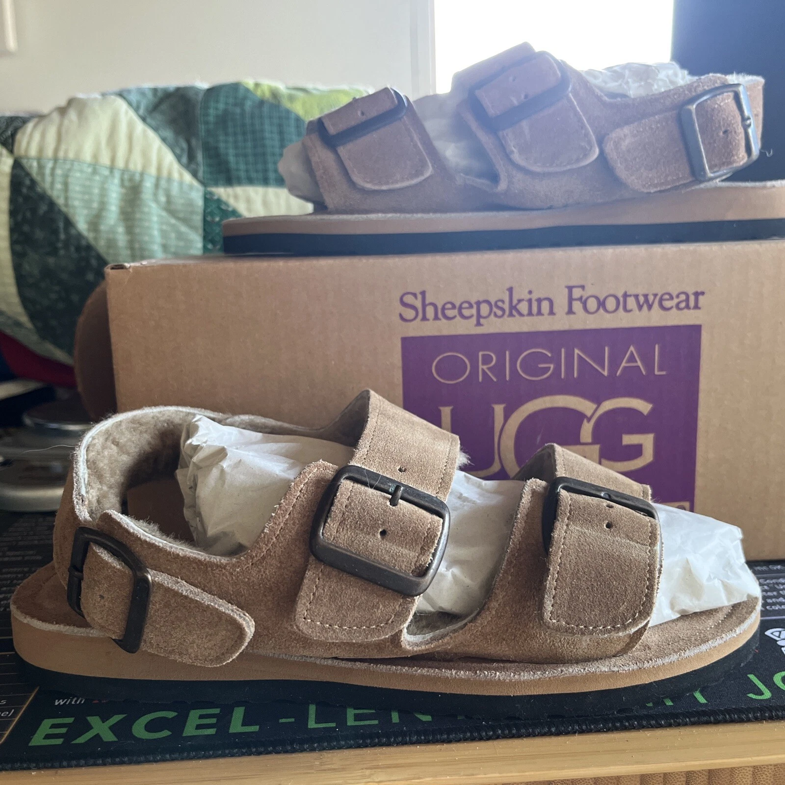 Uggs Sandali Kirra SPEDIZIONE GRATUITA VELOCE Marrone Marrone