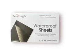 Sunmight Waterproof Wet or Dry Sandpaper Sheets (220-2500 Grit, 50 Pcs)