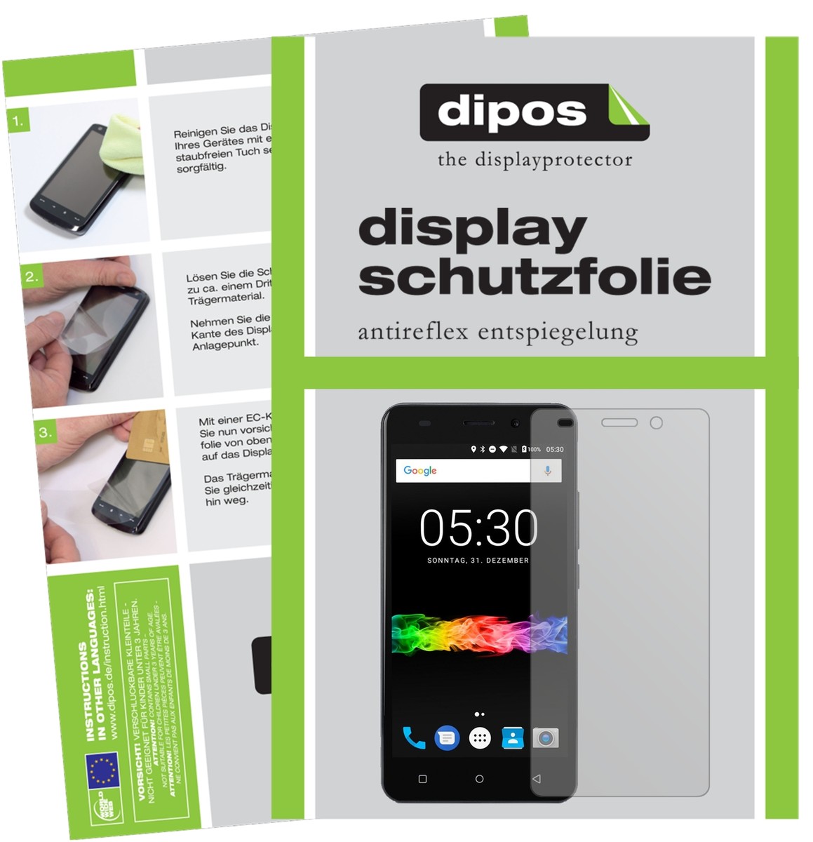6x Pellicola per Hisense HS-U610 Protettiva Protezione Antiriflesso dipos