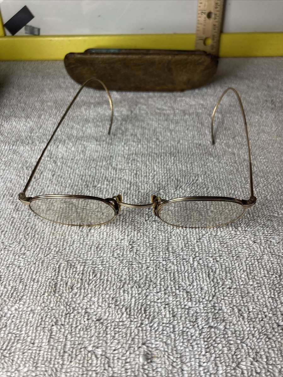 Vintage 12K Gold Filled Wire Rim Unisex Plano Clear Glasses AO 1920\'s Ful-Vue Ao 1920s Decade Vintage Eyeglasses for sale | eBay main image 4
