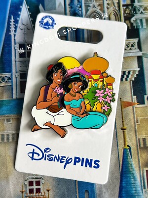 2024 Disney Parks Aladdin & Jasmine Flowers Agrabah OE Pin | eBay