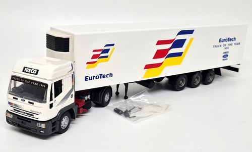 Old Cars 1/43 Iveco Eurotech Truck of the Year 1993 + Refrigerated Trailer - Picture 3 of 12