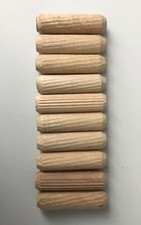 IKEA FURNITURE SPARE PARTS - 10 x WOODEN DOWEL SUPPORT PEGS PART No.101350