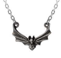 Alchemy Gothic Dachboden AnhäNger Fliegender Vampir Fledermaus Kette P980