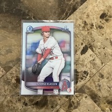2025 Bowman George Klassen 1st Bowman Chrome Los Angeles Angels #BCP-63 P1