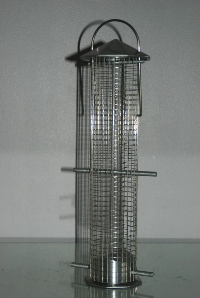 Wildvogel Vier Port Nuss Futterstation 30 x 7 CM Passend Für Alle Garten Vögel - Bild 2 von 3