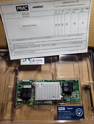 PMC Microsemi Adaptec 1000-16i HBA Controller PCIe Gen3x8 12Gb/s SAS SATA 16Port