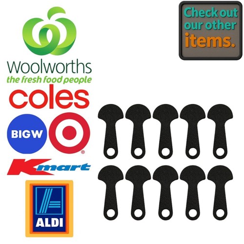 10X Trolley Token Unlocker Key Set Aldi Coles Woolworths | Fathers Day Gift - Picture 4 of 15
