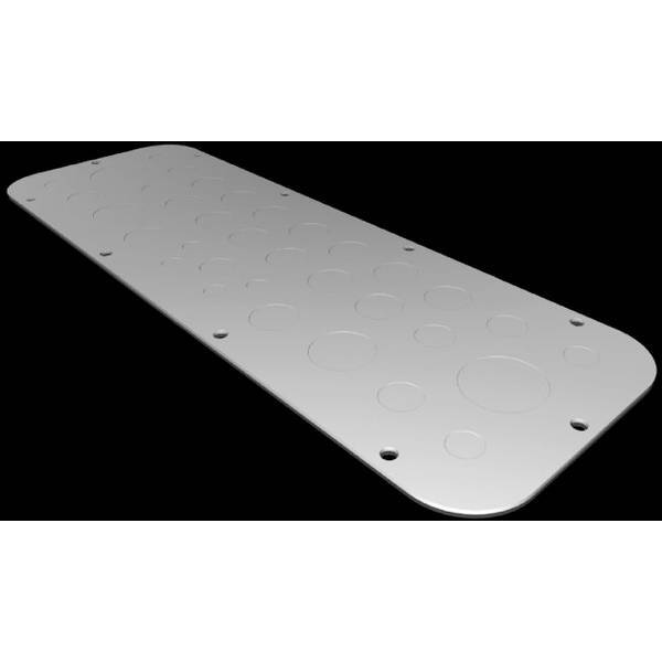 Rittal 2573100  AX 2573.100 Piastra flangiata (L x L) 149 mm x 447 mm Lamiera da