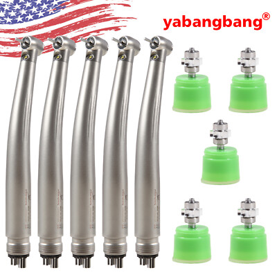 1-5X E-generator Dental LED Fiber Optic High Speed Handpiece 4H /Cartridge Rotor