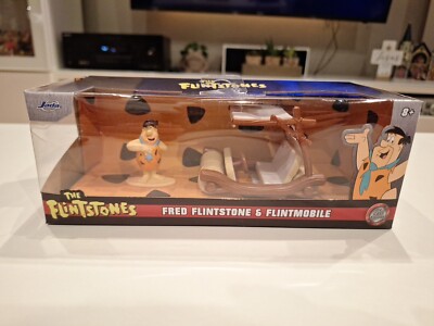 Jada Toys - 1:32 Flintstones Flintmobile with Fred Nano Figure [New Toy] Figur