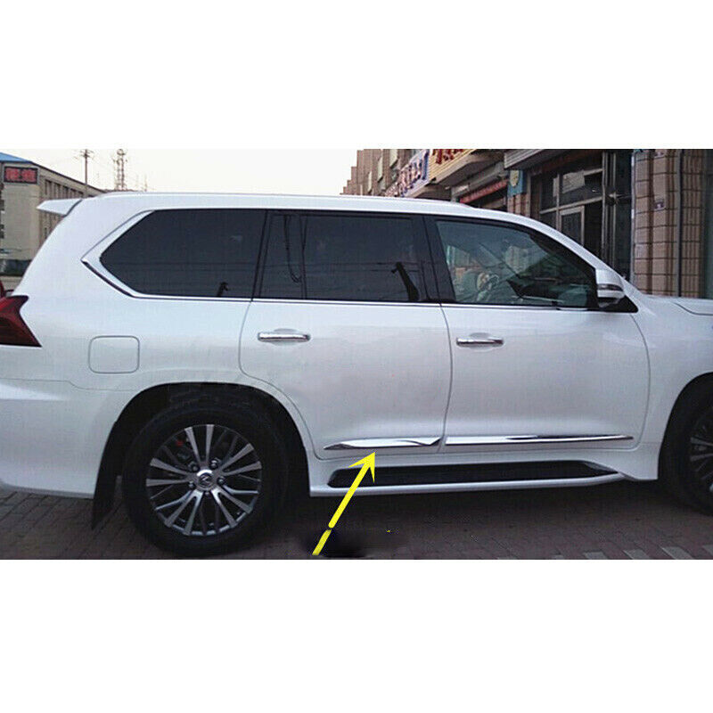 Car Side Door Moulding Cover Trim For Lexus LX570 2016 20172021 2018 Chrome 4X eBay