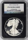 1992-S Proof $1 American Silver Eagle NGC Retro PF69UCAM 25th Anniversary Label