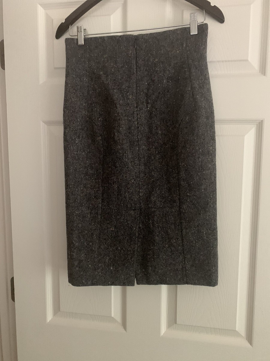 Yves Saint Laurent Automne - Hiver 2008 Tweed Skirt Sz 38 Italy | eBay