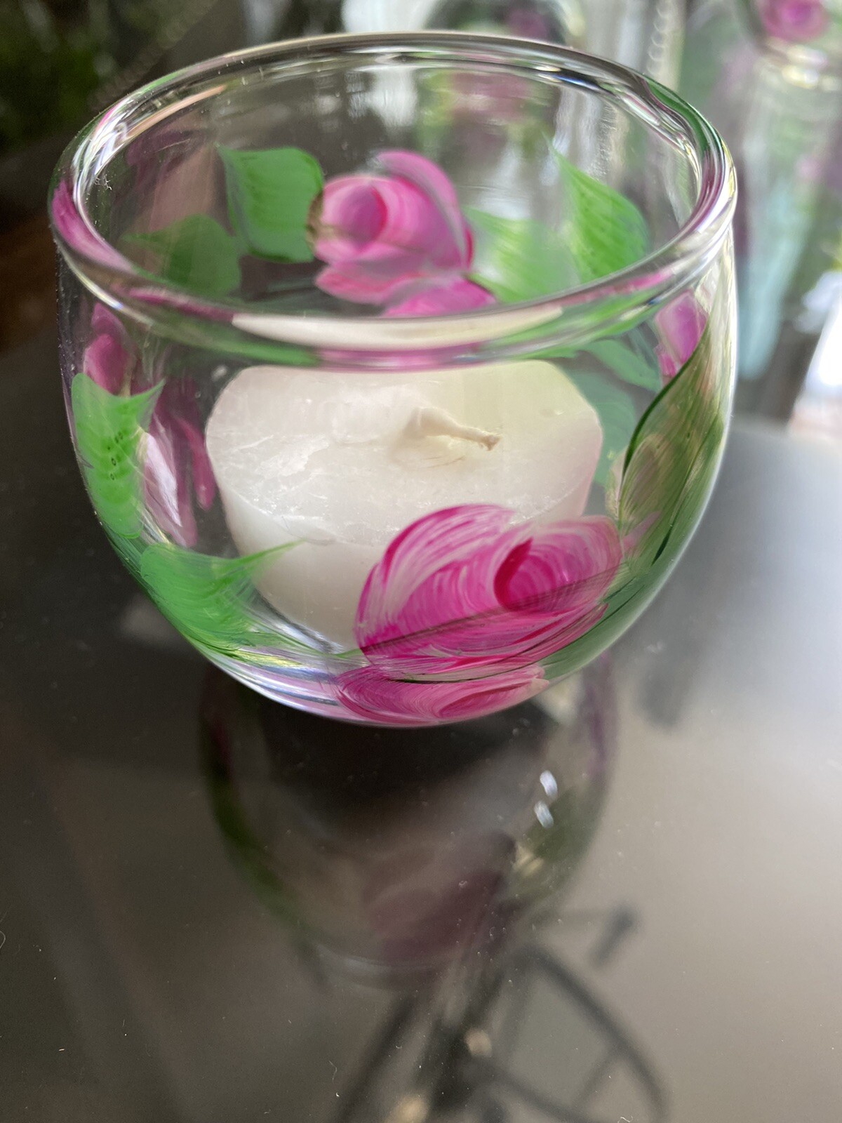 24 Hand painted Votive Candle Holders eBay