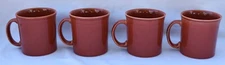 Homer Laughlin China - NEW FIESTA - PAPRIKA - (4) MUGS