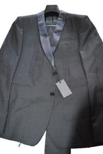  2.5k NWT JOHN VARVATOS black Shawl slim 42 R eu52 AUSTIN nailshead wool tuxedo