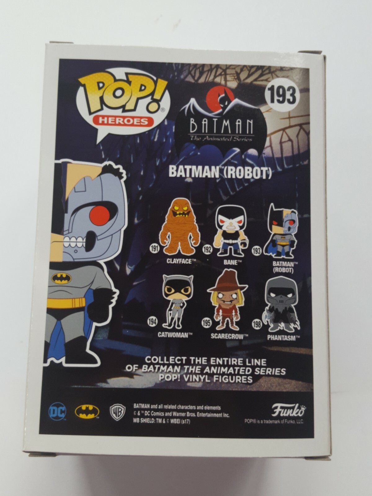 funko pop batman robot chase