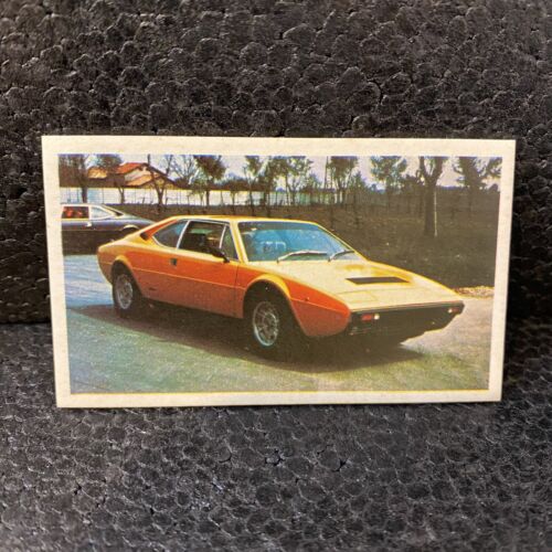 "Menko" Ferrari Dino 308GT Italia Super Car  Made in Japan Vintage Card Antique - Picture 1 of 13