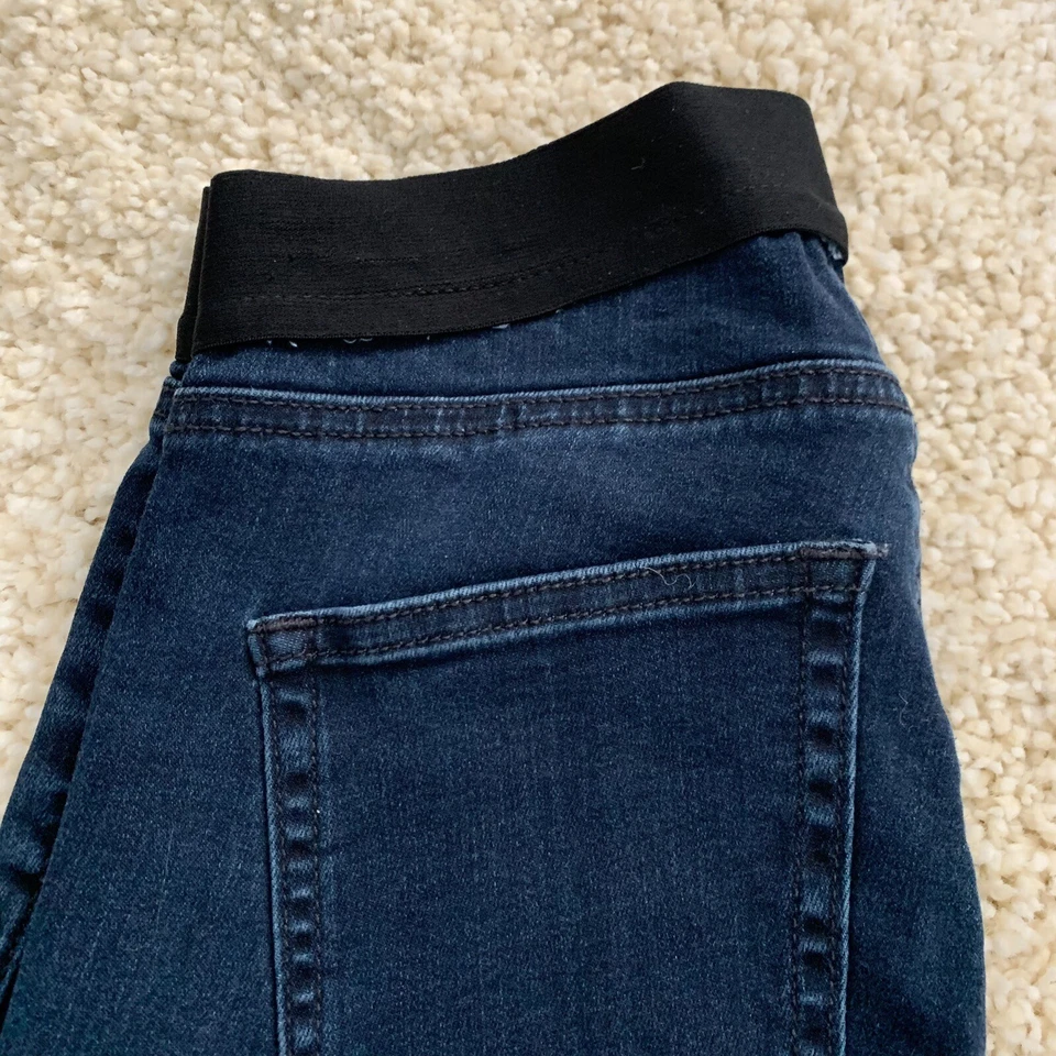 Jeans Gap 1969 Resolución Pull On Leggings Cintura Elástica Azul Oscuro Denim Talla 26 L Foto 2 de 4