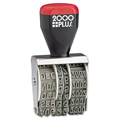 2000 Plus Traditional Date Stamp Six Years 1 3/8 x 3/16'' 012731